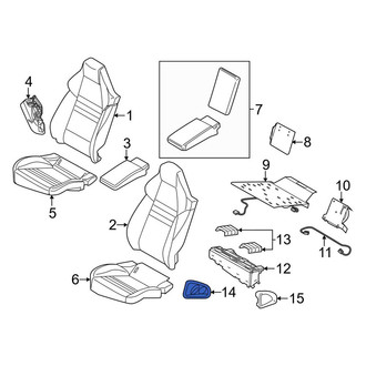 Porsche OE - Rear Left Power Seat Switch