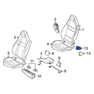 Porsche OE - Rear Left Power Seat Switch