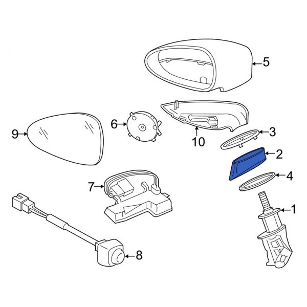 Door Mirror Trim Ring