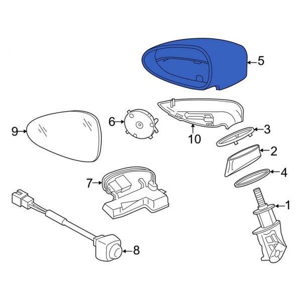 Door Mirror Housing