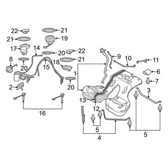 Porsche OE - Fuel System Components (FULL HYBRID EV-GAS (FHEV))