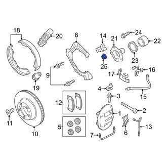Porsche OE - Rear Axle Nut