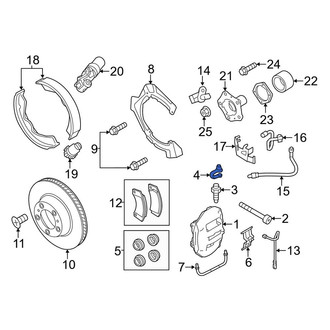 Porsche OE - Rear Brake Bleeder Screw Cap