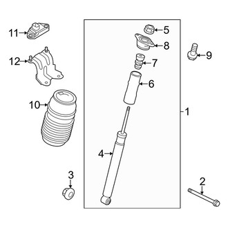 Porsche OE - Rear Suspension - Shocks & Components (With Dynamic Chassis Control), (S E-Hybrid)