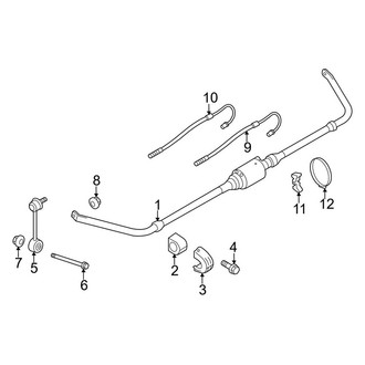 Porsche OE - Rear Suspension - Stabilizer Bar & Components (With Dynamic Chassis Control), (FULL HYBRID EV-GAS (FHEV))