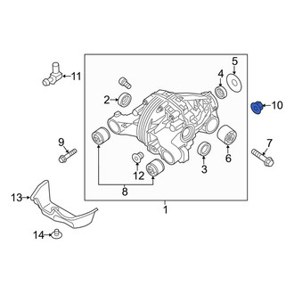 Porsche OE - Differential Housing Nut