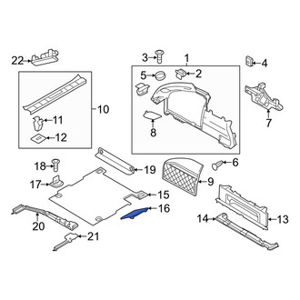 Porsche OE - Rear Trunk Trim Panel