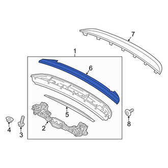 Porsche OE - Rear Lower Spoiler
