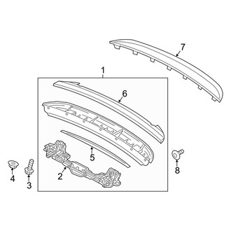 Porsche OE - Lift Gate - Spoiler (FULL HYBRID EV-GAS (FHEV))