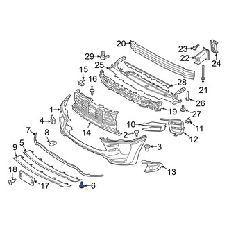 Porsche OE - Valance Panel Screw
