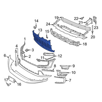 Porsche OE - Front Center Grille