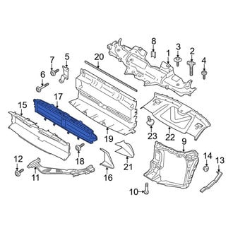 Porsche OE - Front Radiator Shutter Assembly