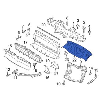 Porsche Radiator Support Covers 