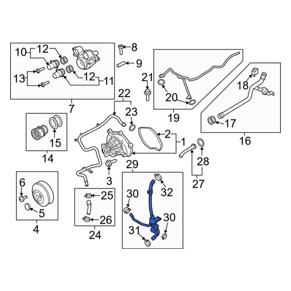 Engine Coolant Pipe