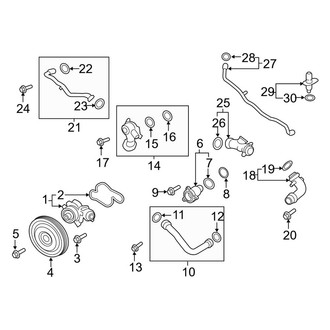 Porsche OE - Cooling - Water Pump (2.9L)