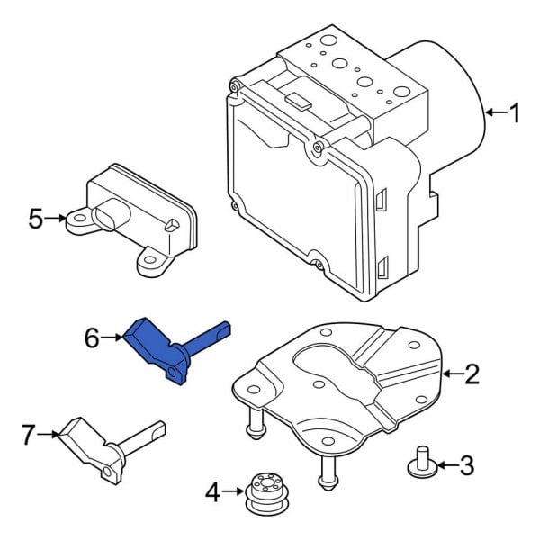 volkswagen-eos-abs-wheel-speed-sensor-wiring-harness-w-o-xenon