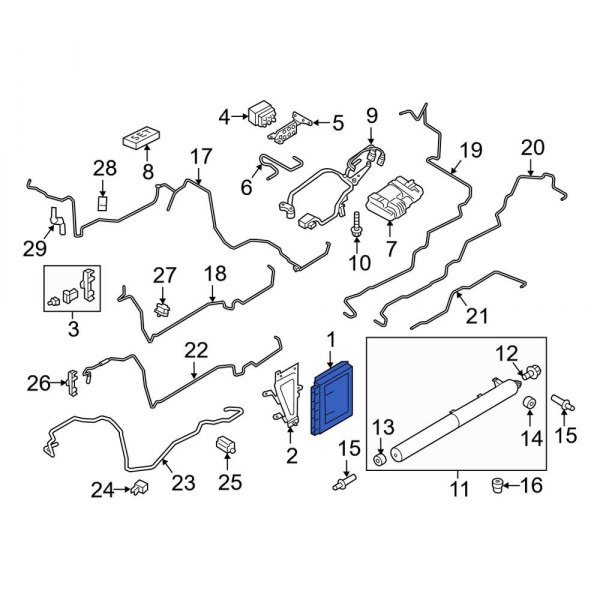 Porsche OE 95B907553H Active Suspension Control Module
