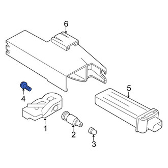 Porsche OE - Tire Pressure Monitoring System (TPMS) Sensor Screw