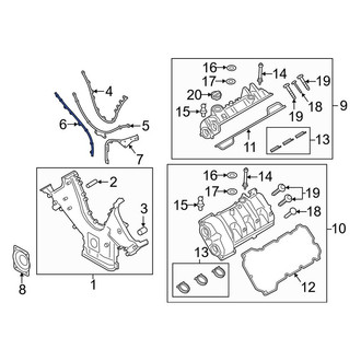 Porsche OE - Right Engine Timing Cover Gasket