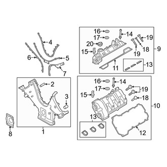 Porsche OE - Engine / Transaxle - Valve & Timing Covers