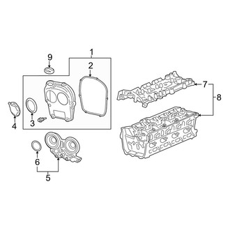 Porsche OE - Engine / Transaxle - Valve & Timing Covers (2.0L)