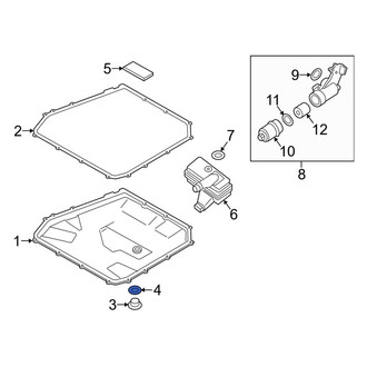Porsche OE - Automatic Transmission Drain Plug Gasket