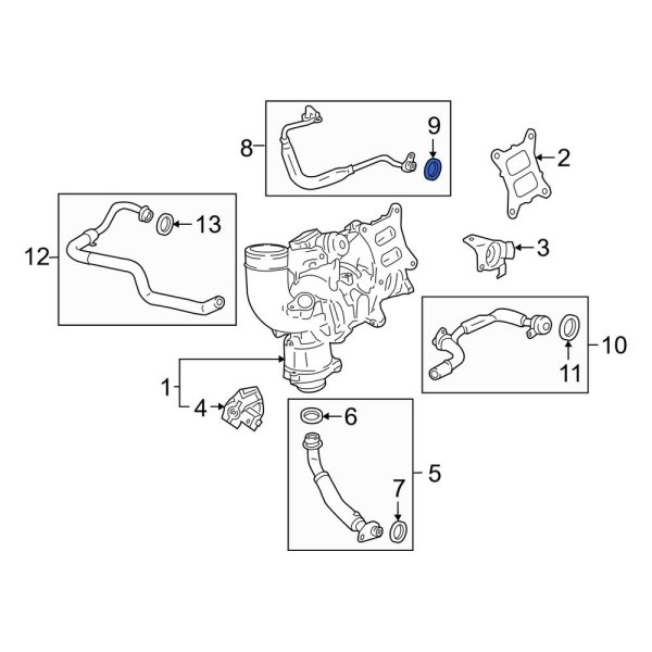 Turbocharger Oil Line O-Ring