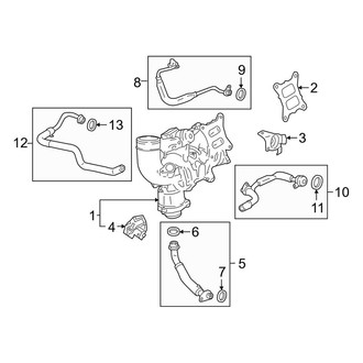 Porsche OE - Engine / Transaxle - Turbocharger & Components (2.0L)