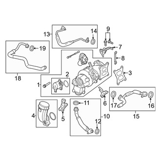 Porsche OE - Engine / Transaxle - Turbocharger & Components (2.0L)