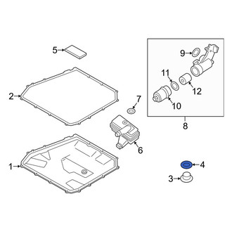 Porsche OE - Automatic Transmission Drain Plug Gasket