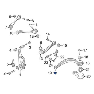 Porsche OE - Suspension Control Arm Nut