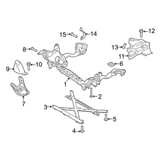Porsche OE - Front Suspension - Suspension Mounting (Gas)