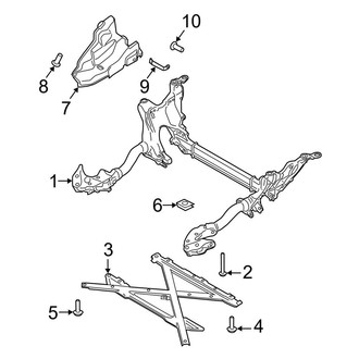 Porsche OE - Front Suspension - Suspension Mounting