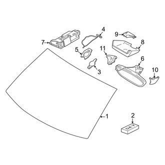 Porsche OE - Windshield & Components (Gas)