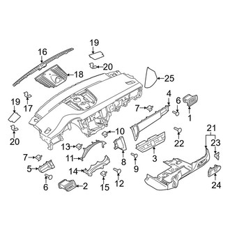 Porsche OE - Instrument Panel Components