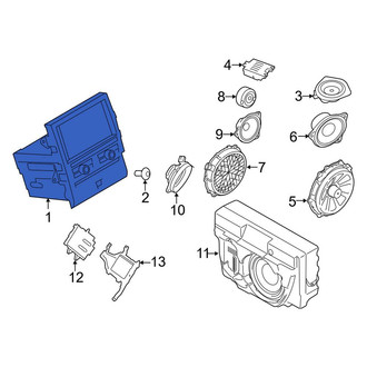 Porsche OE - Radio Control Unit