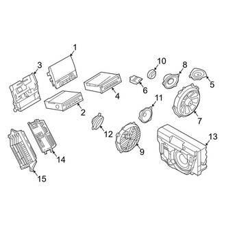 Porsche OE - Instrument Panel - Sound System (Gas)
