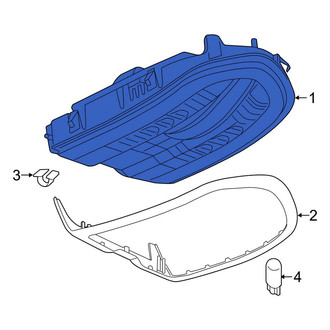 Porsche OE - Upper Overhead Console