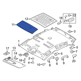 Porsche OE - Front Roof Insulator