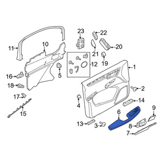 Porsche OE - Front Left Door Armrest