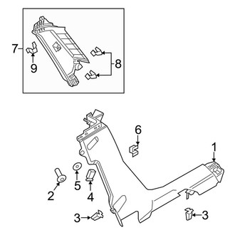 Porsche OE - Quarter Panel - Interior Trim (Gas)