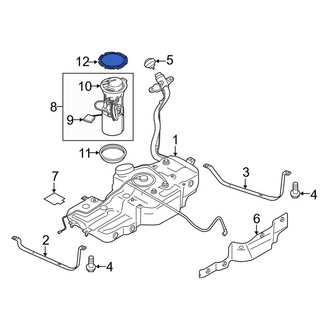 Porsche OE - Fuel Tank Lock Ring