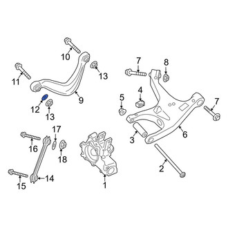 Porsche OE - Rear Alignment Camber Adjusting Eccentric