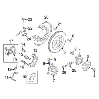 Porsche OE - Rear Brake Bleeder Screw
