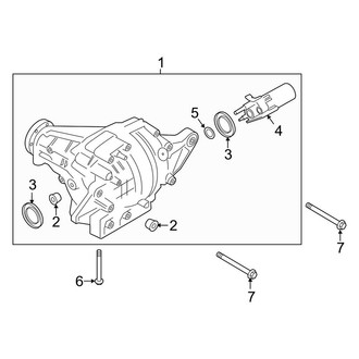 Porsche OE - Rear Suspension - Axle & Differential (With Limited Slip), (2.0L)