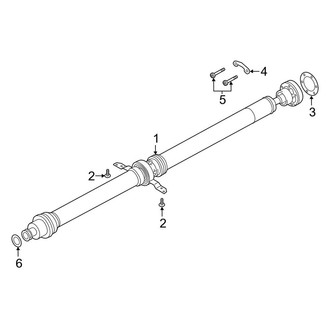 Porsche OE - Rear Suspension - Drive Shaft (Gas)