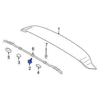 Porsche OE - Radiator Support Splash Shield Screw
