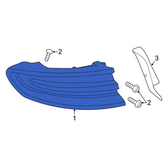 Porsche OE - Rear Left Tail Light Assembly