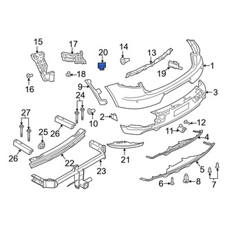 Porsche OE - Rear Right Sound Absorber