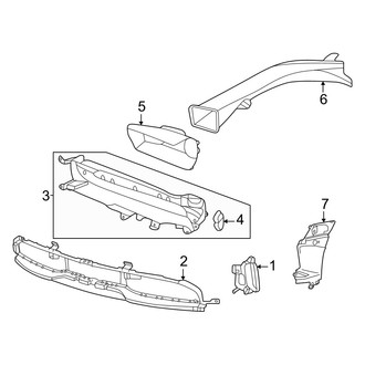 Porsche OE - Front Bumper & Grille - Grille & Components (W/O Sport Design), (Base / 4S)